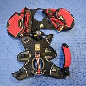 RuffWear Adventure Dog Harness in Red and Black